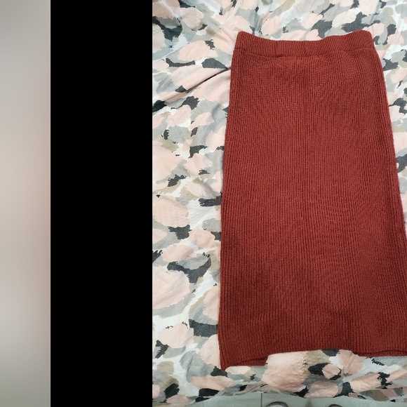 Lulu's Rust Knit 3 pc Sweater Dress - Coming Soon - Picture 8 of 8